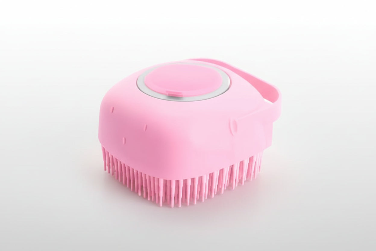 Pet Dog Cat Bath Brush 2-In-1 Pet SPA Massage Comb Soft Silicone Pet Shower Hair Grooming Cmob Dog Cleaning Tool Pet Supplies