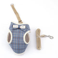 Cat Harness and Leash Set Bowknot Mesh Pet Cat Dog Harness Vest Leads Cat Leash Clothes Cat Collar Dog Traction Harness Belt