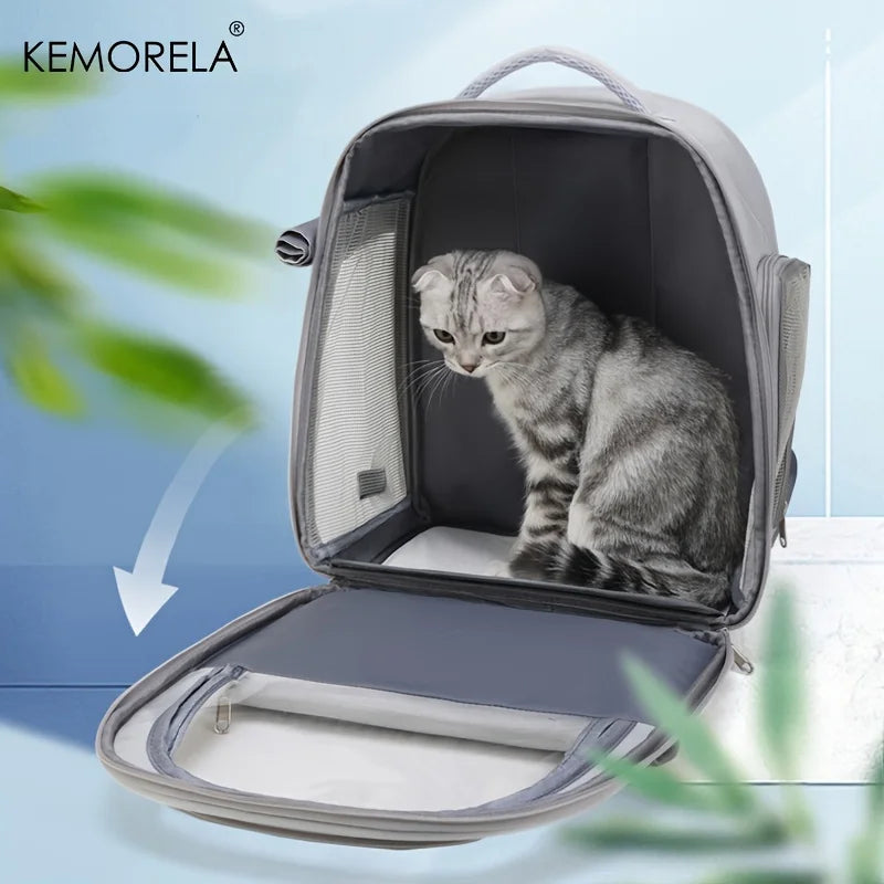 Pet Backpack for Cats and Dogs Large Outdoor Transparent Capsule Breathable Carrying Bag Pet Supplies