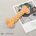 1Pcs Bite Resistant Pet Dog Chew Toys for Small Dogs Cleaning Teeth Puppy Dog Rope Knot Ball Toy Playing Animals Dogs Toys Pets